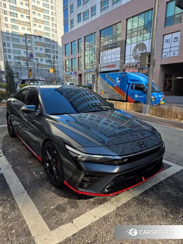 Hyundai The New Avante (CN7) 2024 Серый из Кореи