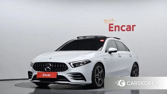 Mercedes-Benz A-Class W177 2021 Белый из Кореи