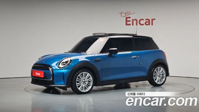 Mini Cooper 2022 Синий из Кореи