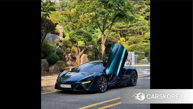 McLaren Artura 2023 Синий нефрит из Кореи