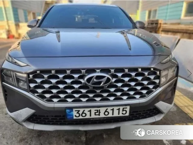 Hyundai The New Santa Fe 2021 Серый из Кореи