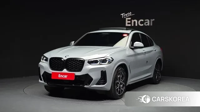 BMW X4 (G02) 2022 Серебристо-серый из Кореи