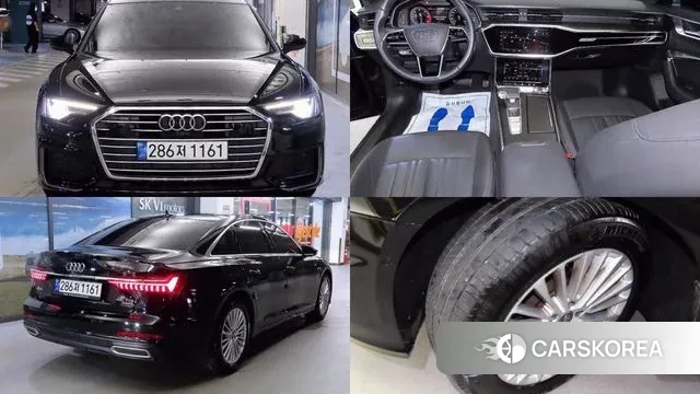 Audi A6 (C8) 2021 Черный из Кореи