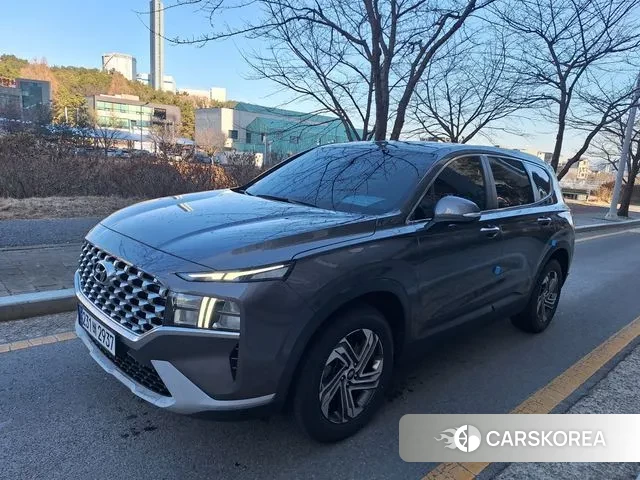 Hyundai The New Santa Fe 2021 Серый из Кореи