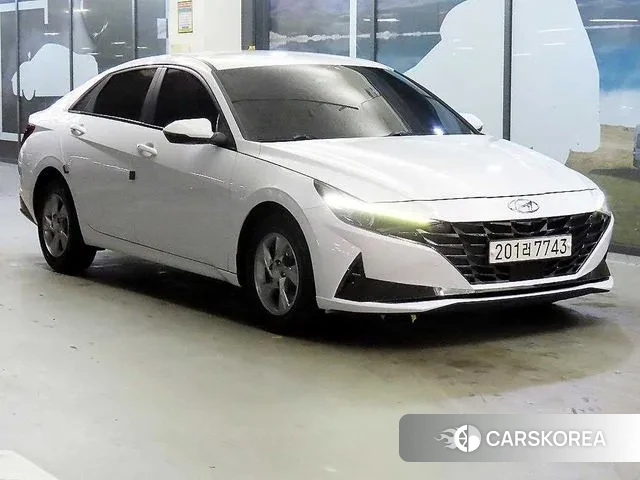 Hyundai Avante (CN7) 2020 Белый из Кореи