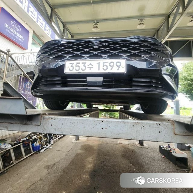Kia K8 2021 Синий из Кореи