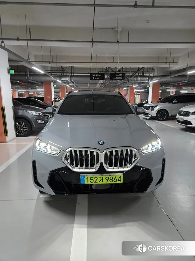 BMW X6 (G06) 2024 Серый из Кореи