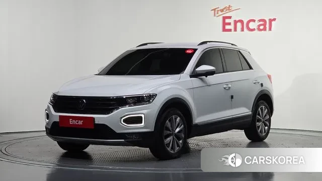 Volkswagen T-Roc 2021 Белый из Кореи