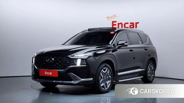 Hyundai The New Santa Fe 2022 Черный из Кореи