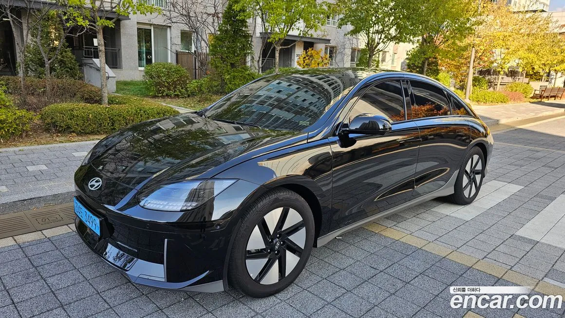 Hyundai Ionic 6 2023 Черный из Кореи