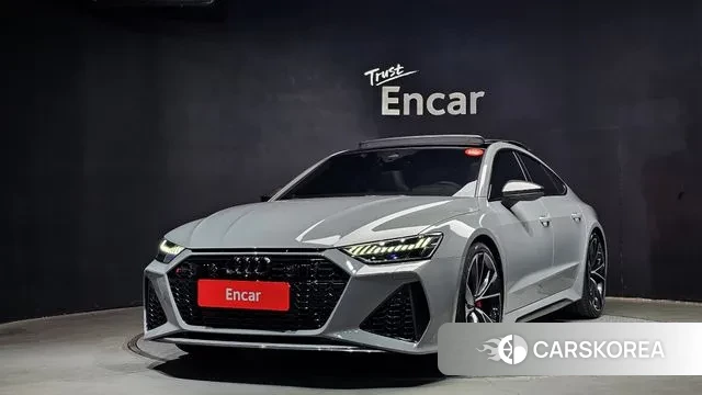 Audi RS7 (4K) 2021 Серебристо-серый из Кореи