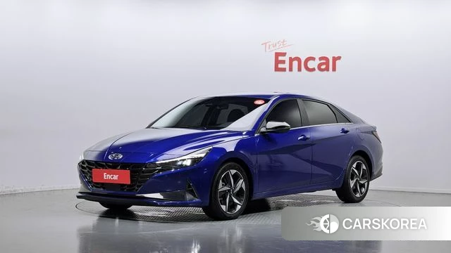 Hyundai Avante (CN7) 2020 Синий из Кореи