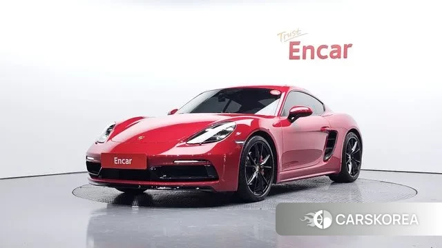 Porsche 718 Cayman 2018 Красный из Кореи