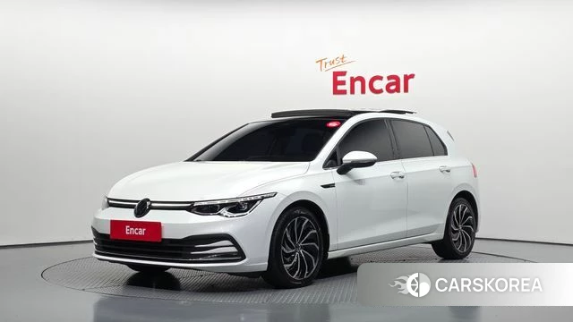 Volkswagen Golf 8th Generation 2022 Белый из Кореи