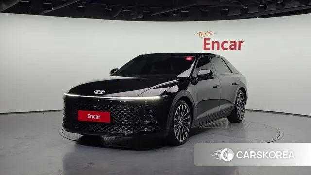 Hyundai Grandeur Hybrid (GN7) 2024 Черный из Кореи