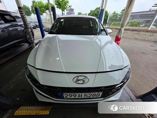 Hyundai Avante (CN7) 2020 Белый из Кореи