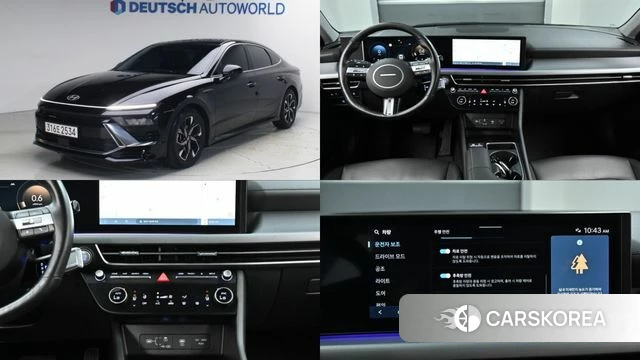 Hyundai Sonata D Edge (DN8) 2024 Черный из Кореи