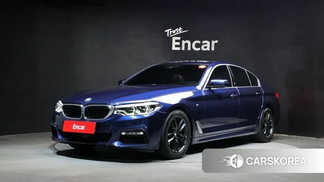 BMW 5 Series (G30) 2018 Синий из Кореи