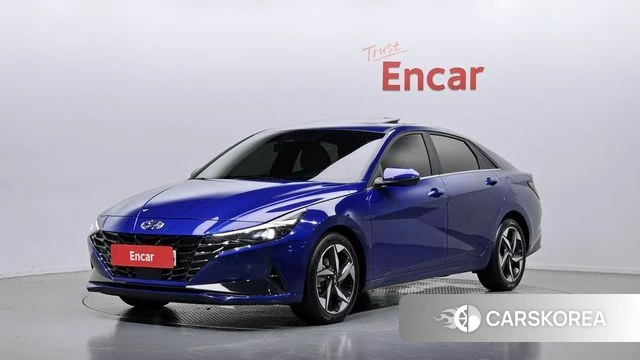 Hyundai Avante (CN7) 2020 Синий из Кореи