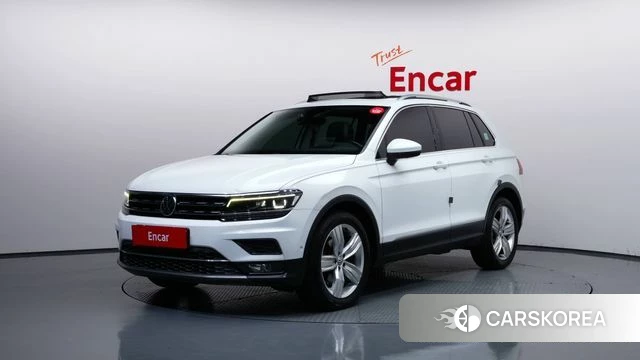 Volkswagen Tiguan second Generation 2020 Белый из Кореи