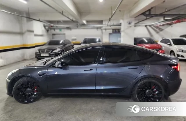 Tesla Model 3 2021 Серый из Кореи