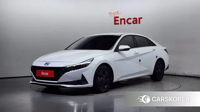 Hyundai Avante (CN7) 2021 Белый из Кореи