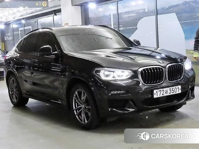 BMW X4 (G02) 2020 Черный из Кореи