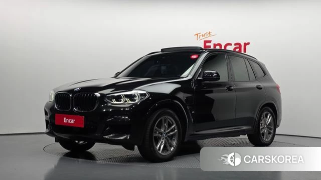 BMW X3 (G01) 2021 Черный из Кореи