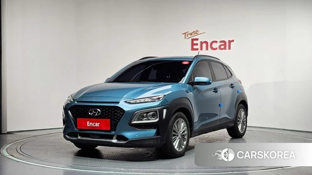 Hyundai Kona 2019 Небесно-голубой из Кореи