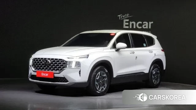 Hyundai The New Santa Fe 2023 Белый из Кореи