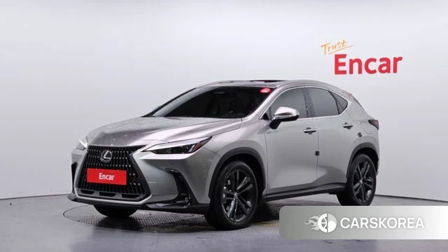 Lexus NX350h Second generation 2023 Серебристо-серый из Кореи