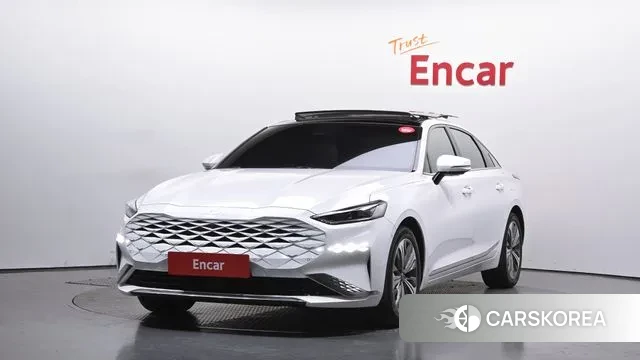 Kia K8 Hybrid 2023 Белый из Кореи