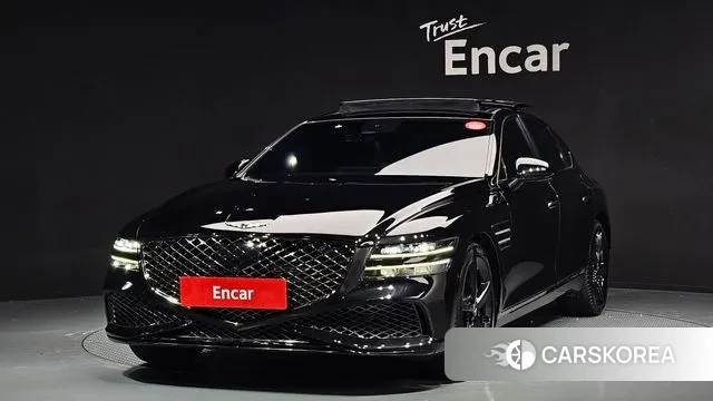 Genesis G80 (RG3) 2021 Черный из Кореи