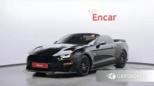 Ford Mustang 2019 Черный из Кореи