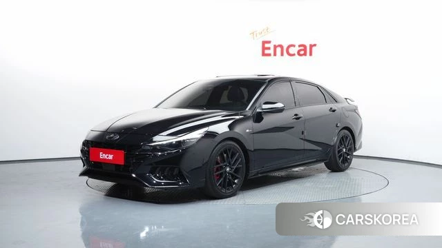 Hyundai Avante (CN7) 2021 Черный из Кореи