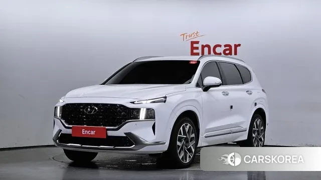 Hyundai The New Santa Fe 2023 Белый из Кореи