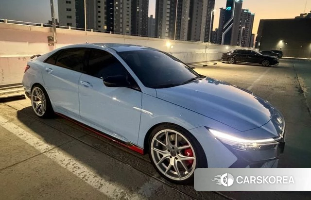 Hyundai The New Avante (CN7) 2026 Небесно-голубой из Кореи