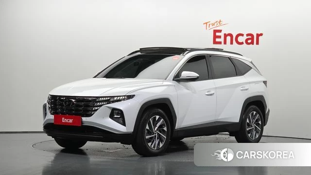 Hyundai Tucson (NX4) 2021 Белый из Кореи