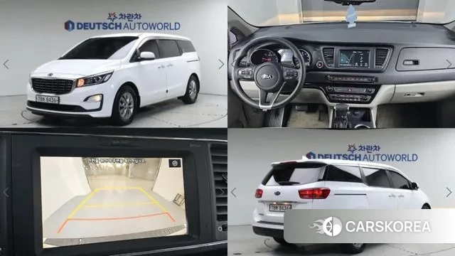 Kia The New Carnival 2019 Белый из Кореи