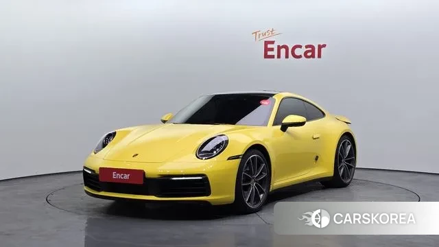 Porsche 911(992) 2021 Желтый из Кореи