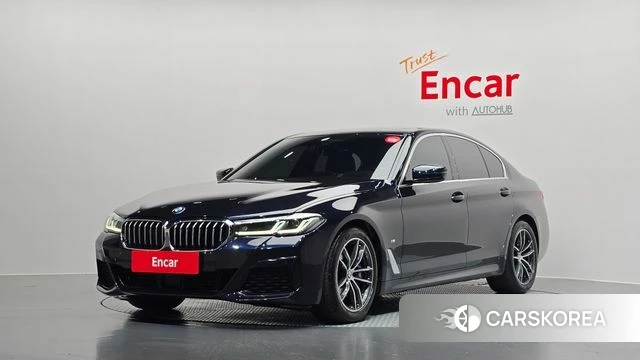BMW 5 Series (G30) 2022 Черный из Кореи
