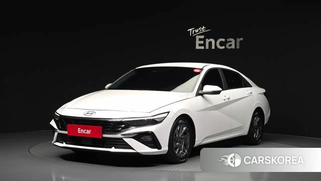 Hyundai The New Avante (CN7) 2023 Белый из Кореи