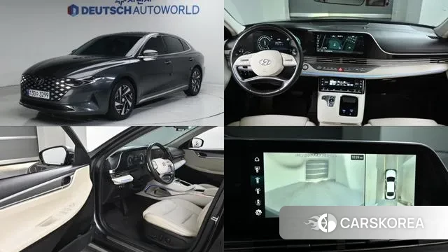 Hyundai The New Grandeur IG Hybrid 2021 Серый из Кореи
