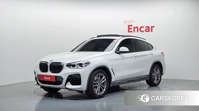BMW X4 (G02) 2021 Белый из Кореи