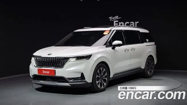 Kia Carnival 4th generation 2021 Белый из Кореи