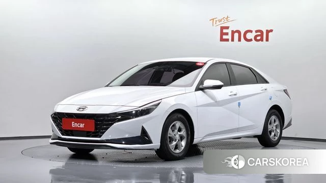 Hyundai Avante (CN7) 2020 Белый из Кореи