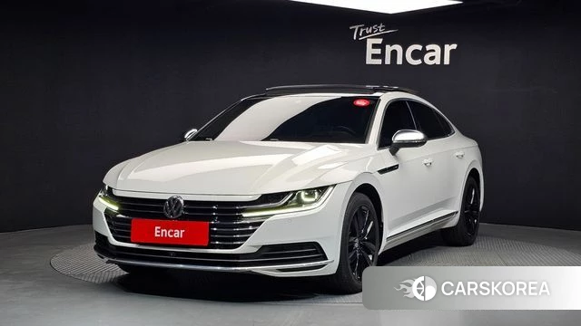 Volkswagen Arteon 2019 Белый из Кореи