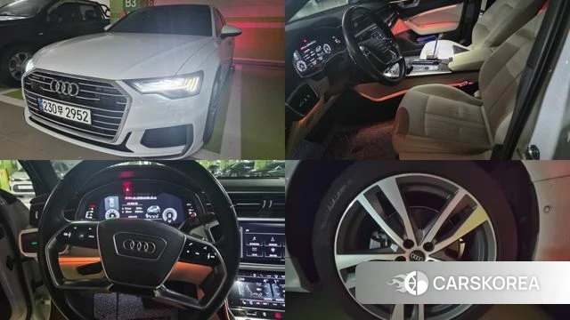 Audi A6 (C8) 2023 Белый из Кореи