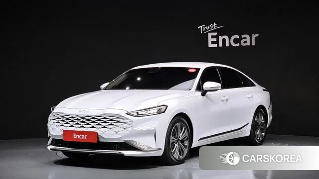 Kia K8 Hybrid 2023 Белый из Кореи