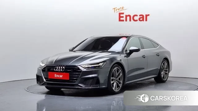 Audi A7 (4K) 2021 Черный из Кореи